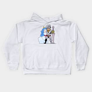 princess and knight Kids Hoodie